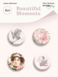 Набір фішок для скрапбукінгу від Scrapmir - Beautiful Moments, 4шт.