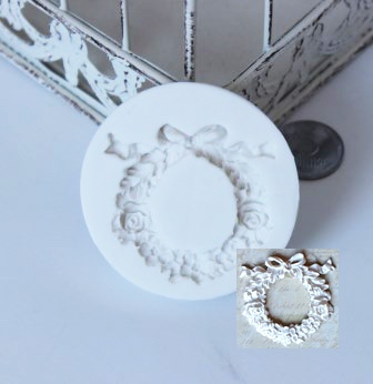 Силиконовая форма (молд) - Веночек, размер: 50х50 мм