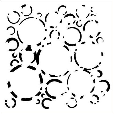 Маска 13arts - TatteRed Circles - kolekcja Menatl Vacation by Jelissa May, 15x15см