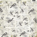 Аркуш скрап-паперу Authentique - Solitude, 30x30 см, односторонній