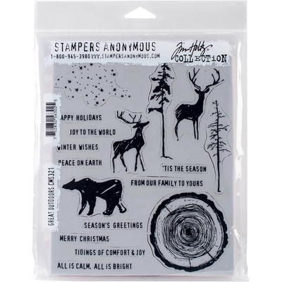Резиновые штампы от Stampers Anonymous - Tim Holtz - Great Outdoors