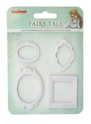 Набор полимерных фигурок от ScrapBerry's - Сказка о феях - набор рамок