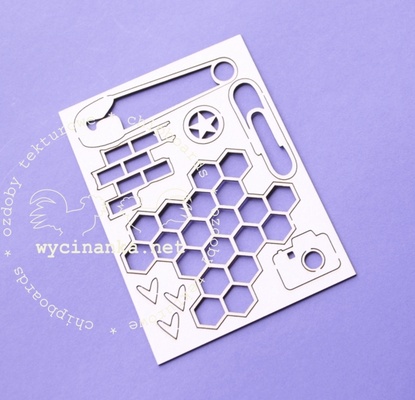 Чипборд від Wycinanka — Базовий набір, 7,5x10 см