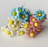 Ромашки дрібні, колір на вибір, діаметр 10 мм, 5шт.