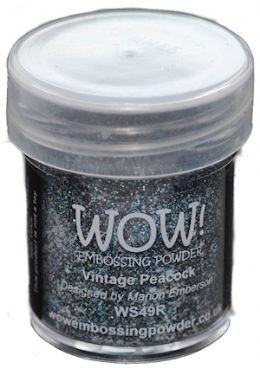 Пудра для эмбоссинга от Wow -  Vintage Peacock, 15 мл