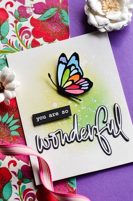 Ножі для вирубки від Memory Box - Wonderful Jotted Script