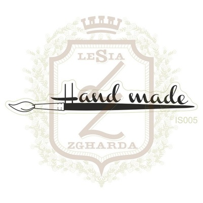Акриловый штамп Lesia Zgharda IS005 Hand made, 6*0,9 см.