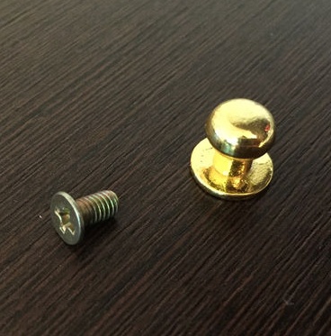 Ручка маленькая, цвет золото, 12х12мм