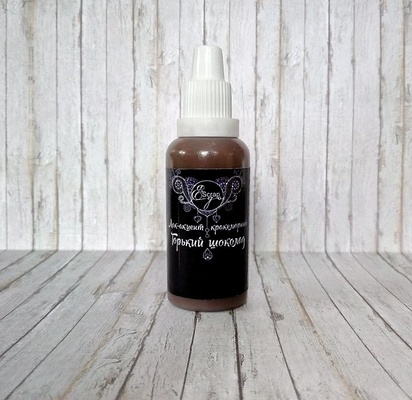 Кракелюрный лак-акцент от ScrapEgo - Горький шоколад, цвет темно-коричневый