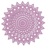 Ніж для вирубки Nellie Snellen - Multi Frame Dies- Circle Stars