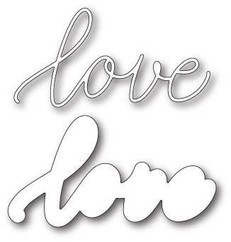 Набор лезвий от Poppystamps - Big Halo Love craft die, 2 шт