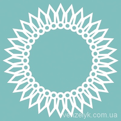 Чипборд від Вензелик - Рамка 73, розмір: 91x91 мм