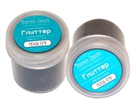 Глітер чорний 20 ml, сухий