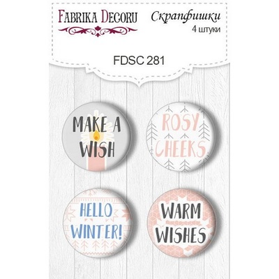 Набір фішок ТМ Фабрика Декору з 4 шт. №281, Huge Winter
