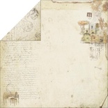 Аркуш двосторонній Fabscraps - Marie Antoinette Paper - Paper - Perfumes, 30x30 см