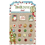 Брадсы BoBunny - Dear Santa - Brads, 19 шт.