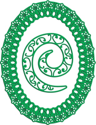 Рамка Kiwi Oval від Cheery Lynn Designs