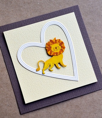 Нож для вырубки от Poppystamps - Whittle Lion