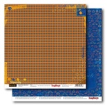 Папір двосторонній для ScrapBerryʼs - Басик 2 - Нові пригоди - Під теплою ковдрою, 30,5x30,5см