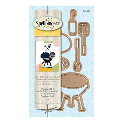 Ножі від Spellbinders - Die D-Lites Weekend Grill Etched Dies 