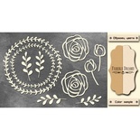 Чипборд Фабрика Декору - FDCH-137, колір молочний, крафт