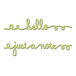 Ножі від Spellbinders - Sentiments 5