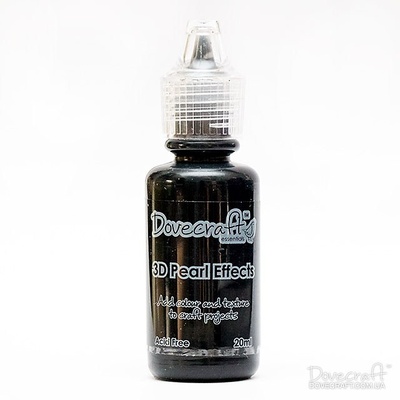 Жидкие жемчужины от Dovecraft - 3D Pearl Effects – Black, 20 мл