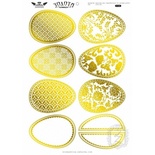 Висічки Lesia Zgharda - Золота колекція - Яйця великодні, 9 штук