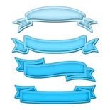 Лезвия от Spellbinders - Ribbon Banners, 4 шт