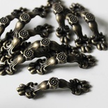 Ручка декоративная, латунь, 40х10мм, 1 шт.