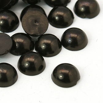 Напівперлинки Black, 4x2м, колір чорний, 50 шт.