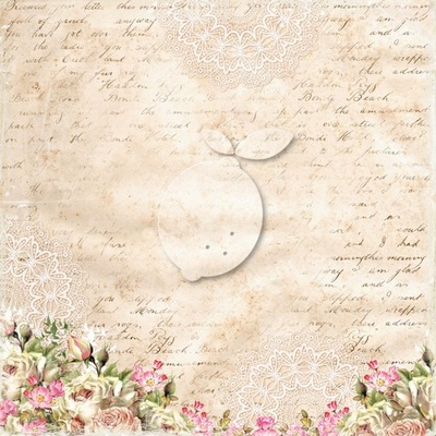 Аркуш двостороннього паперу для скрапбукінгу від LemonCraft - House roses EXTRA EXTRA 05