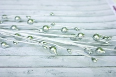 Веточка с серебристыми ягодками, 38см