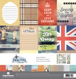 Набор скрапбумаги от Paper House - Paper Crafting Kit - England, 30 x 30 см
