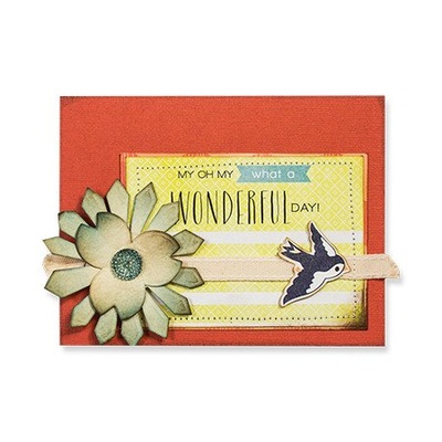 Ніж для вирубки від Spellbinders - Tammy Tutterow Designs - Pinwheel Posies