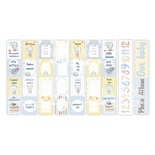 Картки Sweet baby boy (англ.+русськ.), 5смужок, ТМ Фабрика Декору