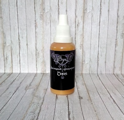 Кракелюрный лак-акцент от ScrapEgo - Сепия , цвет светло-коричневый