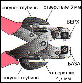 Закріплювач люверсів Crop-A-Dile Eyelet & Snap Punch Teal, блакитний, 70907 - 7