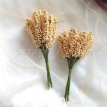 Веточки декоративные, цвет персиковый, 1 пучок из 10 штук