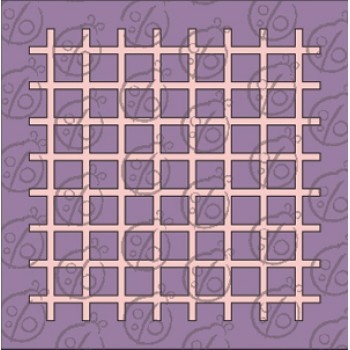 Чипборд Фон "Решітка", 10х10 см