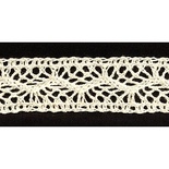 В’язане мереживо, колір бежевий, ширина 22 мм, довжина 90 см