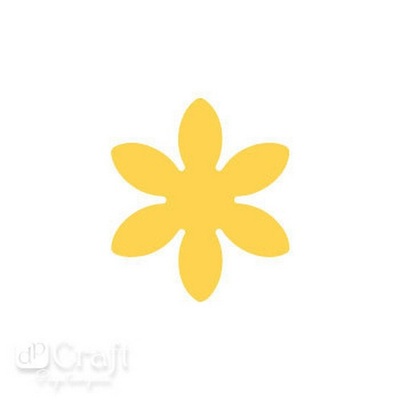 ДЫРОКОЛ ФИГУРНЫЙ 2,5СМ ЦВЕТОК МАРГАРИТКА 2, TM dpCraft (Dalprint)