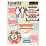 Набір наліпок Teresa Collins Designs - Family Stories - LayeRed Stickers