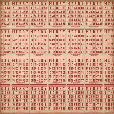 Лист скрапбумаги от Echo Park - Christmas Games, 30х30 см