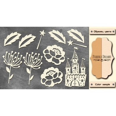 Набір чіпбордів ТМ Фабрика Декору FDCH-171, колір молочний, крафт