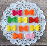 Декор фетровий від ScrapBerryʼs - Банти кольорові, 3 см, 10 шт.