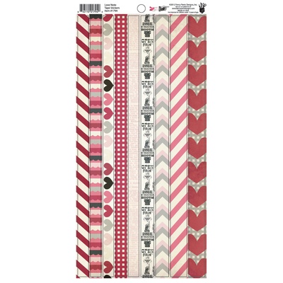 Наліпки Love Note Tape Stickers, розмір 15x30 см.