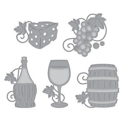 Нож для вырубки от Spellbinders - Wine Charms