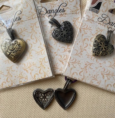 Медальйон, який відкривається, від Stanislaus - Сердечко, розмір 2,5х2,5см, 1 шт.