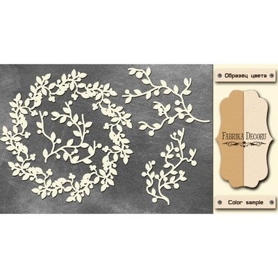 Чипборд Фабрика Декору - FDCH-084, колір молочний, крафт
